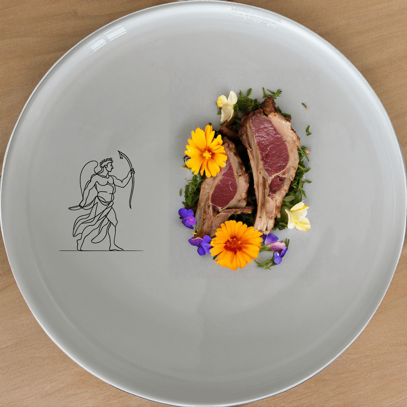 The Mythology Apollo Dinner Plate Set of 4 features a timeless design inspired by ancient Greek mythology, perfect for elevating any dining experience.