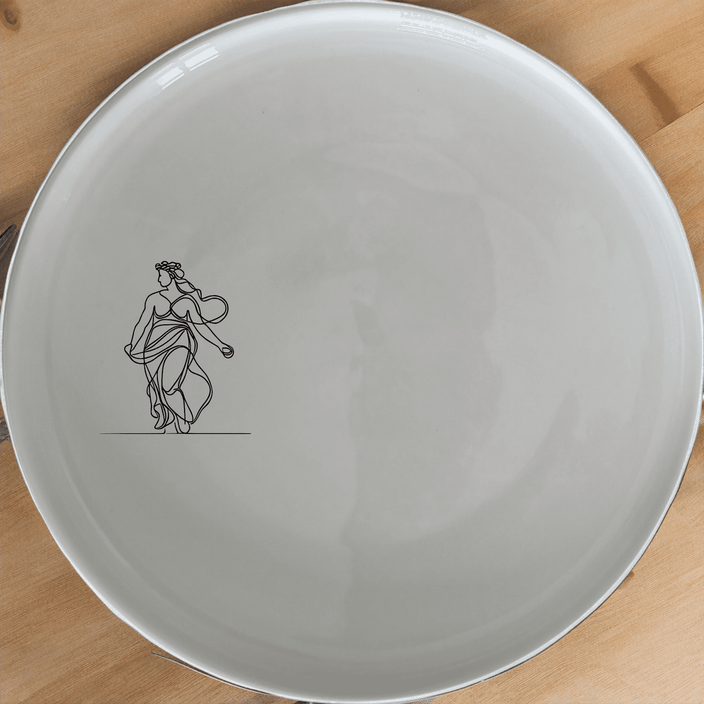 The Greek Mythology Imagery Side Plate Set of 4 - Range 2 features elegant designs perfect for any dining setting.