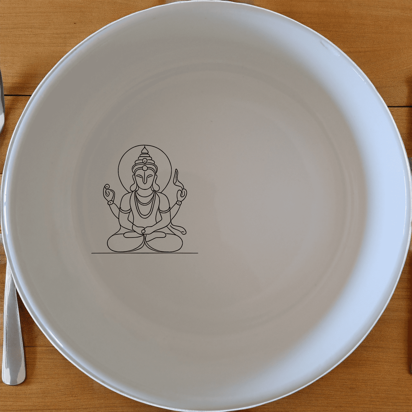 The Hindu Imagery Panda Bowl Set of 4 features intricate designs that blend tradition with modern aesthetics, perfect for any dining occasion.