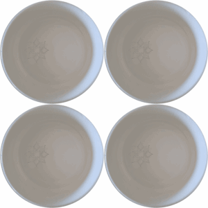 The Islamic Imagery Bowl Set of 4 features intricate geometric patterns that celebrate cultural heritage and artistic expression in every meal.