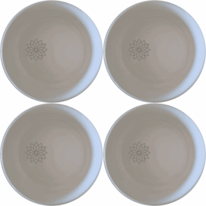The Islamic Imagery Bowl Set of 4 features elegant geometric patterns for a modern touch to your dining experience.