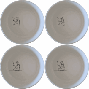 The Islamic Imagery Bowl Set of 4 features delicate, laser-etched designs that bring ancient art to modern dining. Crafted from premium ceramic, these bowls are perfect for everyday use or special occasions.