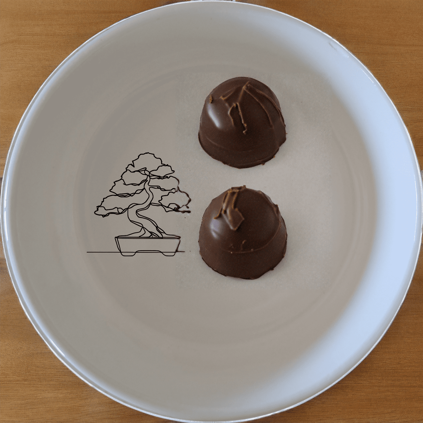 The Japanese Bonsai Tree Bowl Set of 4 - Range 1 features minimalist designs perfect for any modern kitchen or dining space.