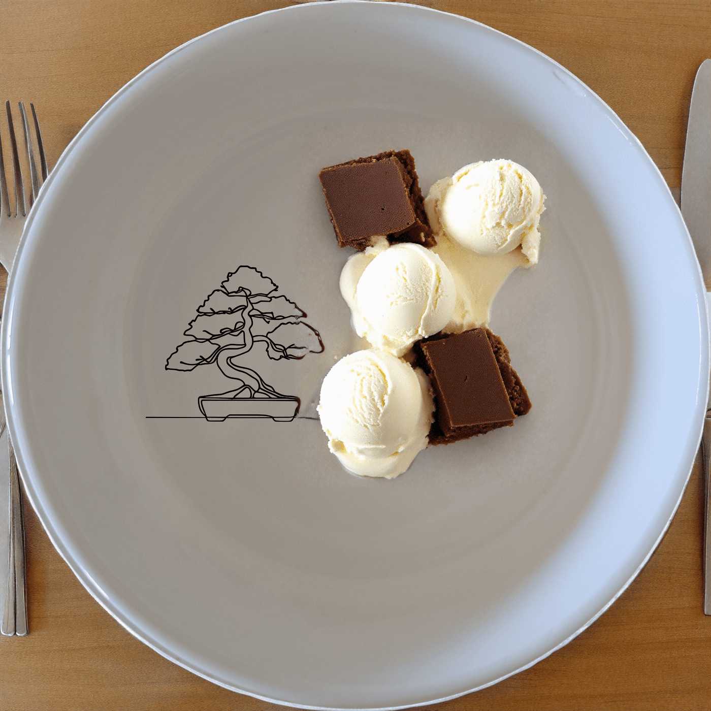 The Japanese Bonsai Tree Bowl Set of 4 - Range 2 features minimalist designs perfect for any dining occasion.