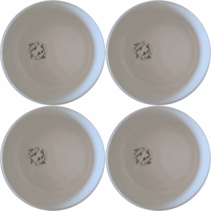 The Yingyang Koi Fish Bowl Set of 4 features a harmonious design inspired by the yin-yang symbol, perfect for adding an artistic touch to your dining experience.