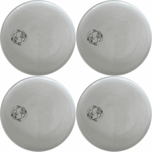 The Yingyang Koi Fish Dinner Plate Set of 4 features a serene design, perfect for elevating any dining experience.