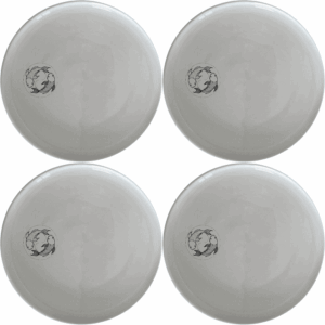 The Yingyang Koi Fish Side Plate Set of 4 features a harmonious design that brings balance and tranquility to your dining experience.