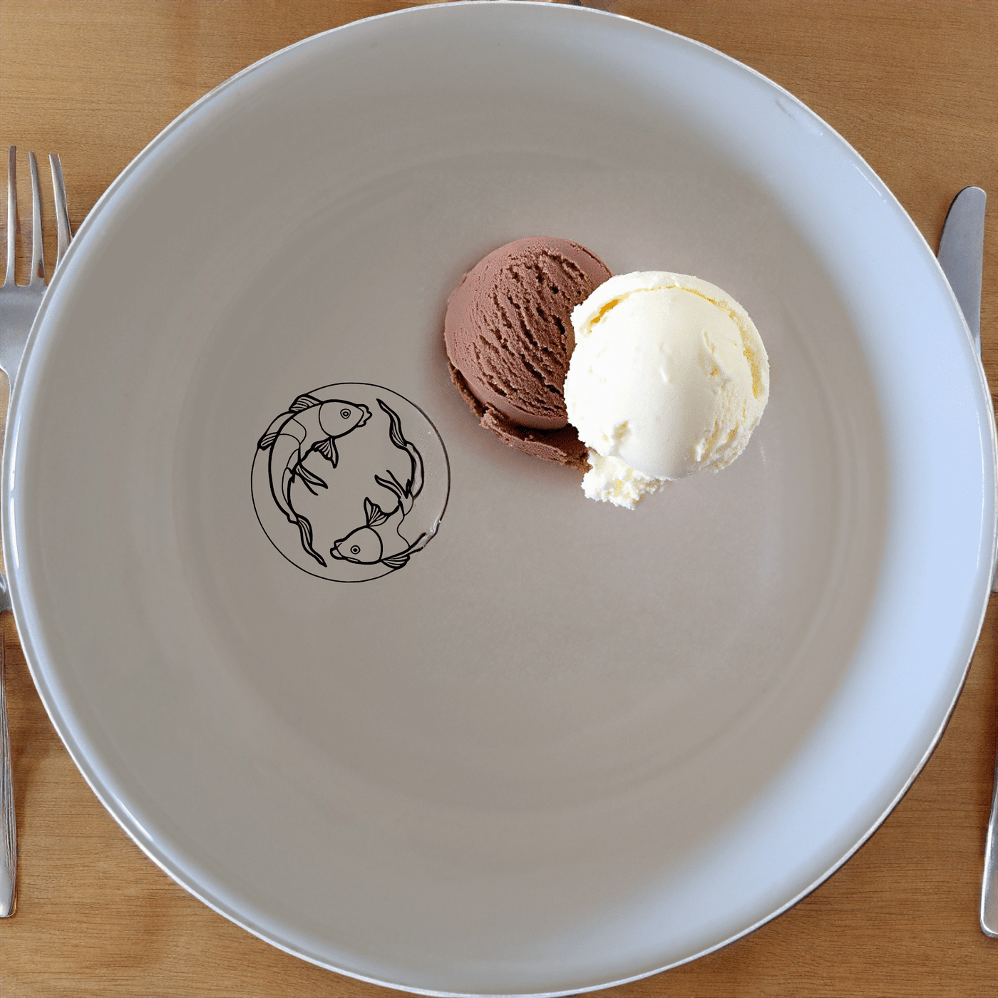 The Yingyang Koi Fish Bowl Set of 4 features a harmonious design inspired by ancient symbolism, perfect for adding a touch of serenity to any dining table.