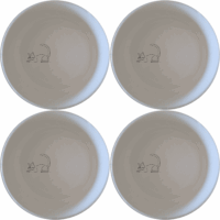 Lazy Stretching Cat Bowl Set of 4 - Range 2 is a charming and functional addition to any kitchen, perfect for pet lovers.
