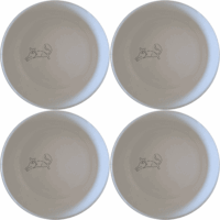 Lazy Stretching Cat Bowl Set of 4 - Range 4 is a charming and practical addition to any kitchen, perfect for pet lovers.