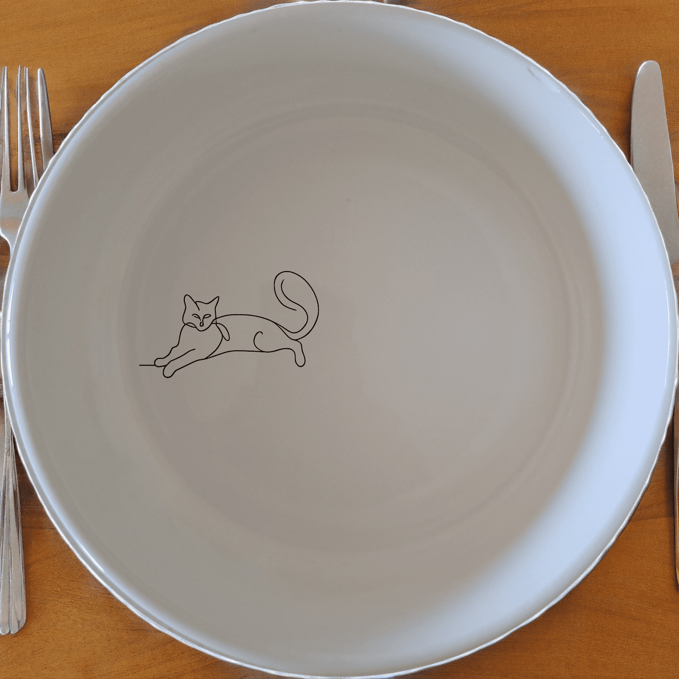 Lazy Stretching Cat Bowl Set of 4 - Range 4 is a charming and practical addition to any kitchen, perfect for pet lovers.