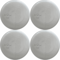 Live Love Laugh Dinner Plate Set of 4 - Range 2 is a beautiful and elegant dinner plate set that features a minimalist design with the words "Live Love Laugh" etched onto each plate.
