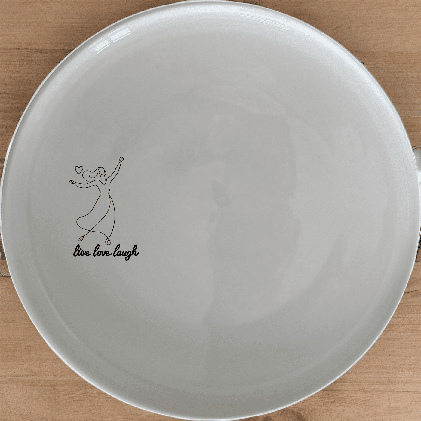 Live Love Laugh Side Plate Set of 4 - Range 3 is a beautiful and inspiring collection of plates perfect for everyday use or special occasions.