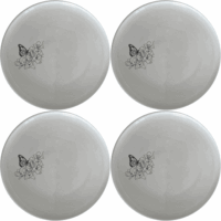 Monarch Butterfly Bougainvillea Dinner Plate Set of 4 - Range 2 is a beautiful and elegant dinner plate set perfect for any home.