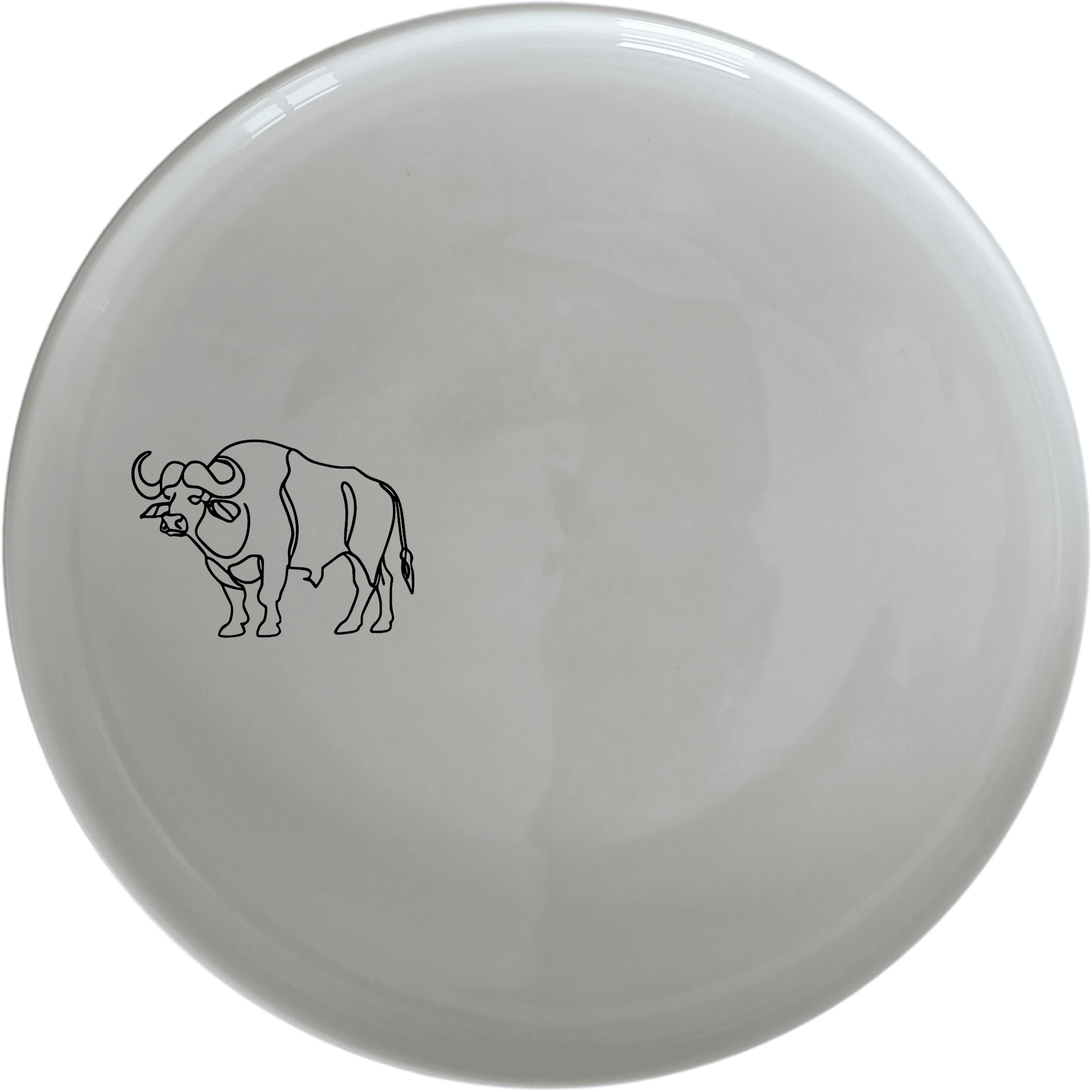 The Silhouette Big Five African Buffalo Side Plate Set of 4 features a striking silhouette design, perfect for adding a touch of wildlife elegance to your dining table.