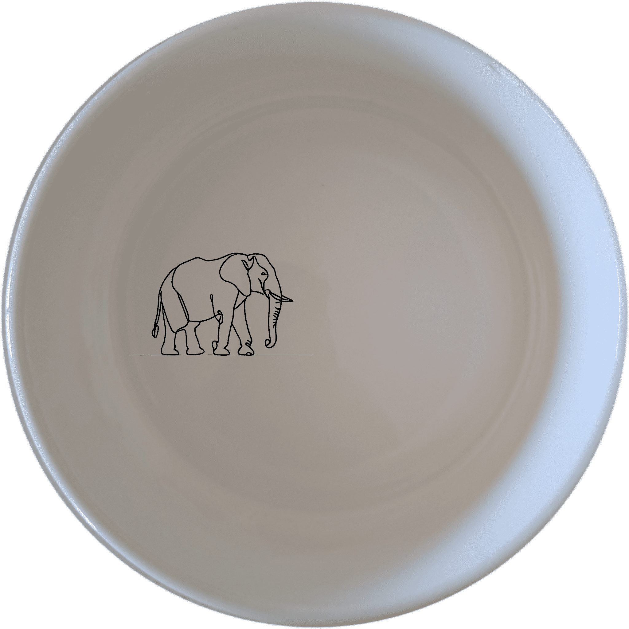The Silhouette Big Five African Elephant Bowl Set of 4 features a striking silhouette design, perfect for adding a touch of wildlife elegance to your dining experience.