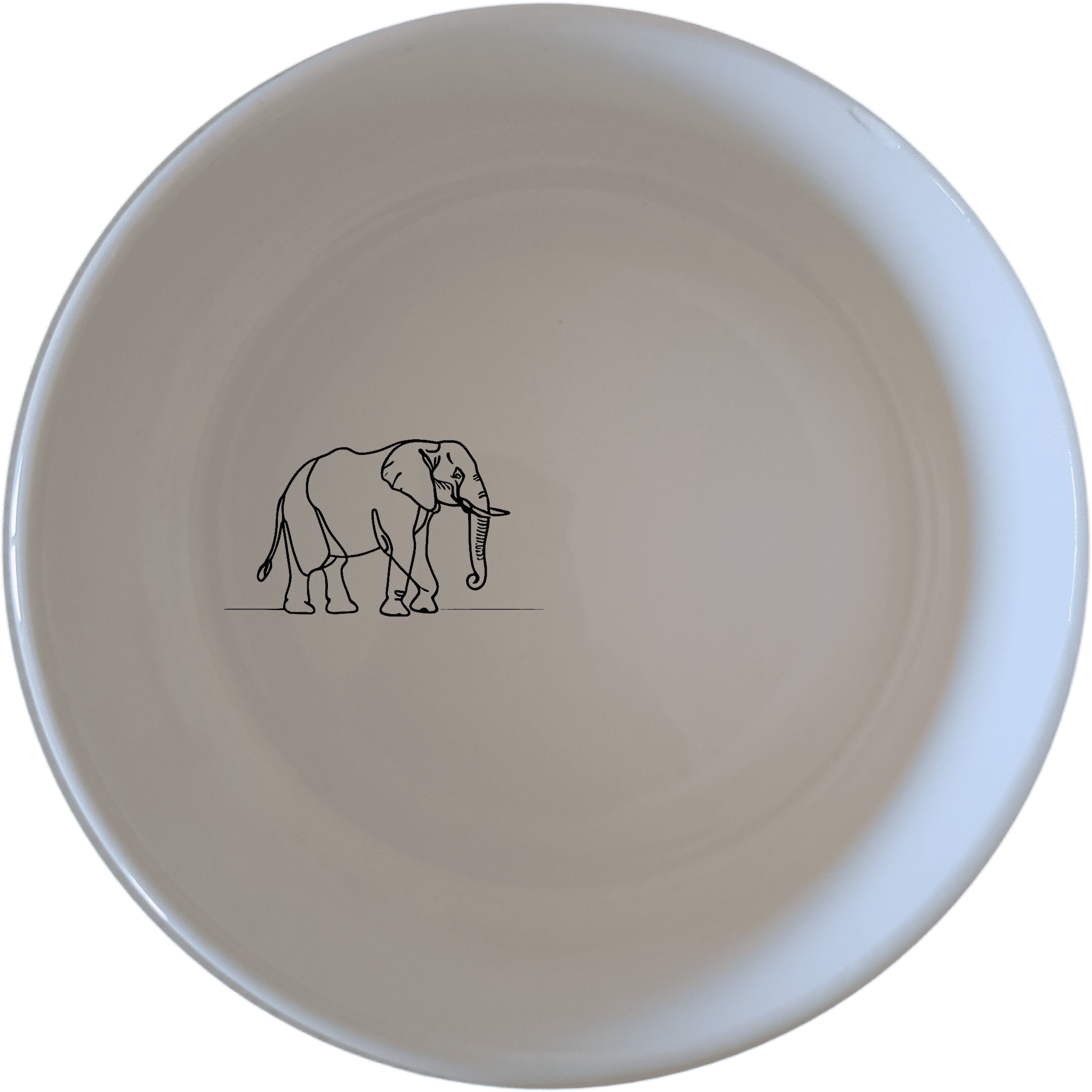 The Silhouette Big Five African Elephant Bowl Set of 4 features elegant designs perfect for any dining occasion.