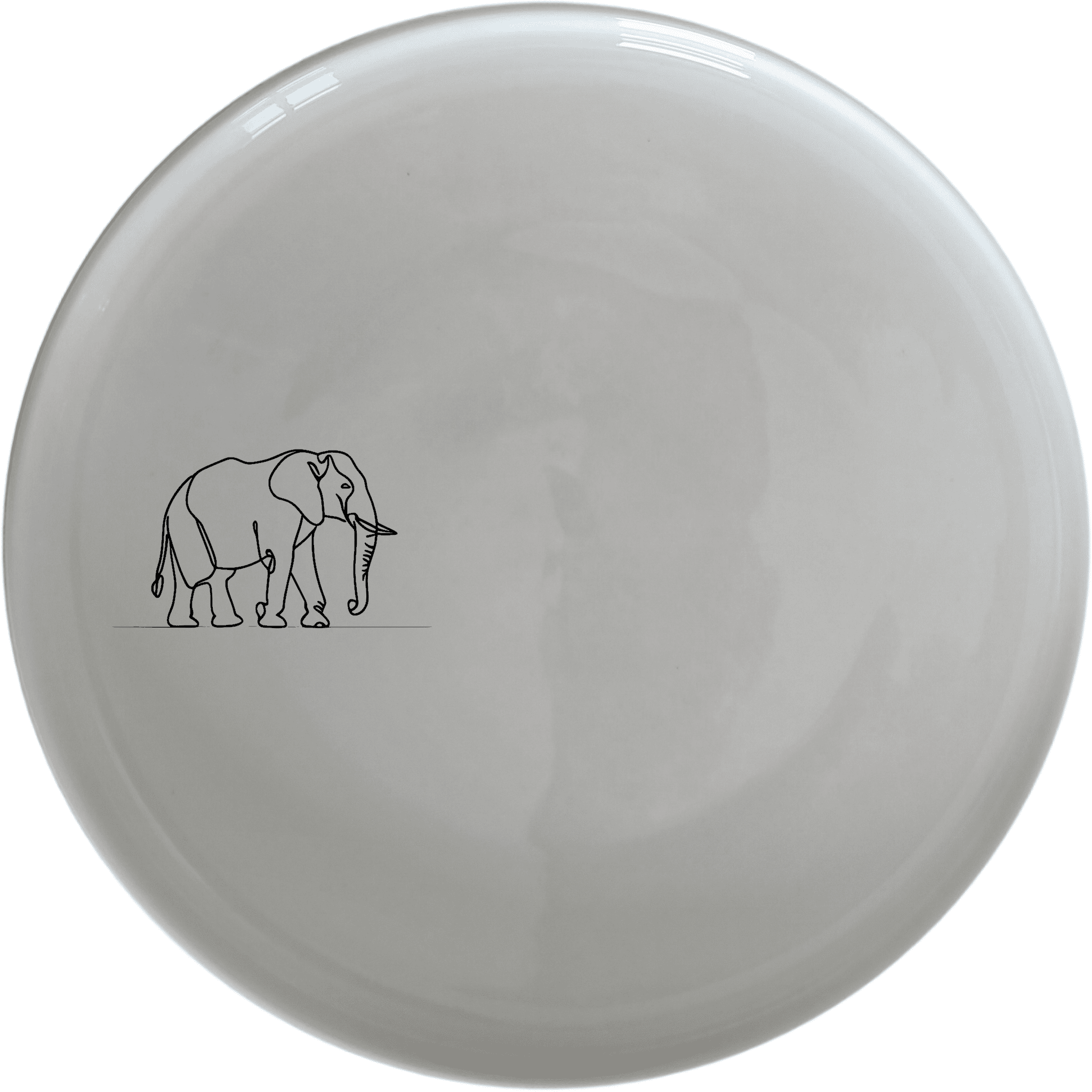The Silhouette Big Five Elephant Dinner Plate Set of 4 features a minimalist design perfect for modern dining. Crafted from durable ceramic, these plates are both dishwasher and microwave safe, making them ideal for everyday use.