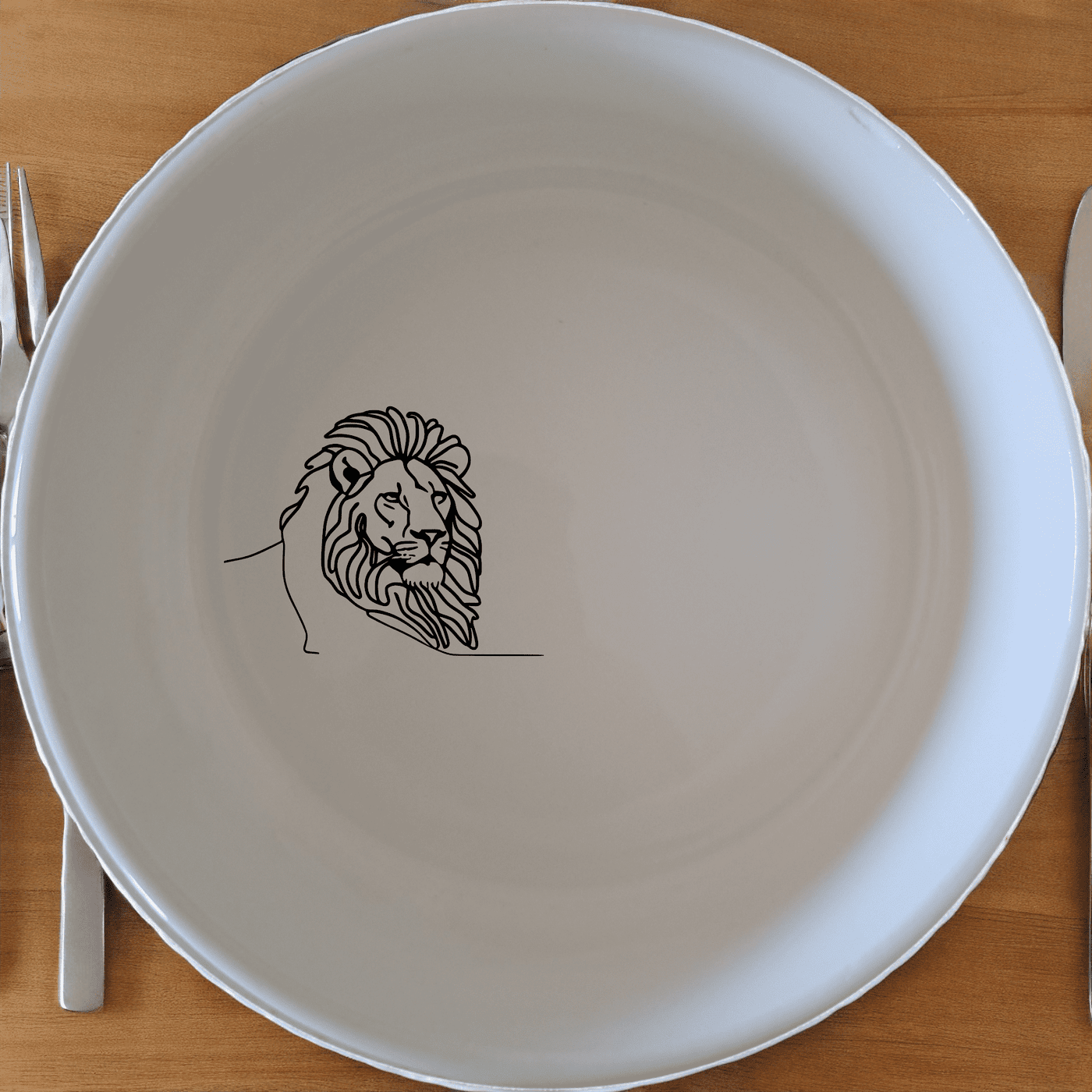 The African Lion Silhouette Bowl Set of 4 features a striking design perfect for modern homes. Crafted from durable ceramic, these bowls are microwave and dishwasher safe, making them ideal for everyday use.