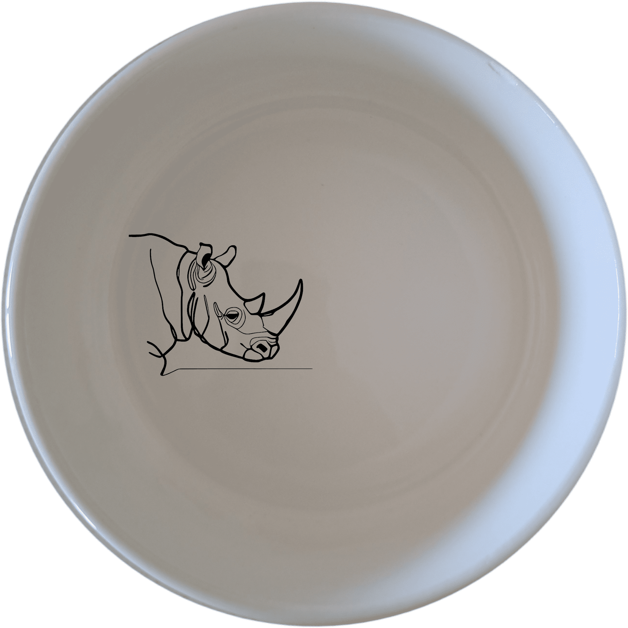 The Silhouette Big Five African Rhino Bowl Set of 4 features elegant designs perfect for any dining occasion.