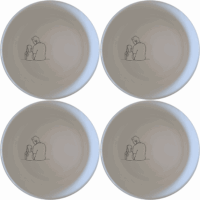 The Sillohette Father Daughter Bowl Set of 4 - Range 1 combines modern design with timeless elegance, perfect for everyday use or special occasions.