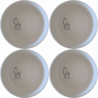 The Sillohette Father Daughter Bowl Set of 4 - Range 4 is a beautifully designed set of ceramic bowls perfect for everyday use or special occasions.