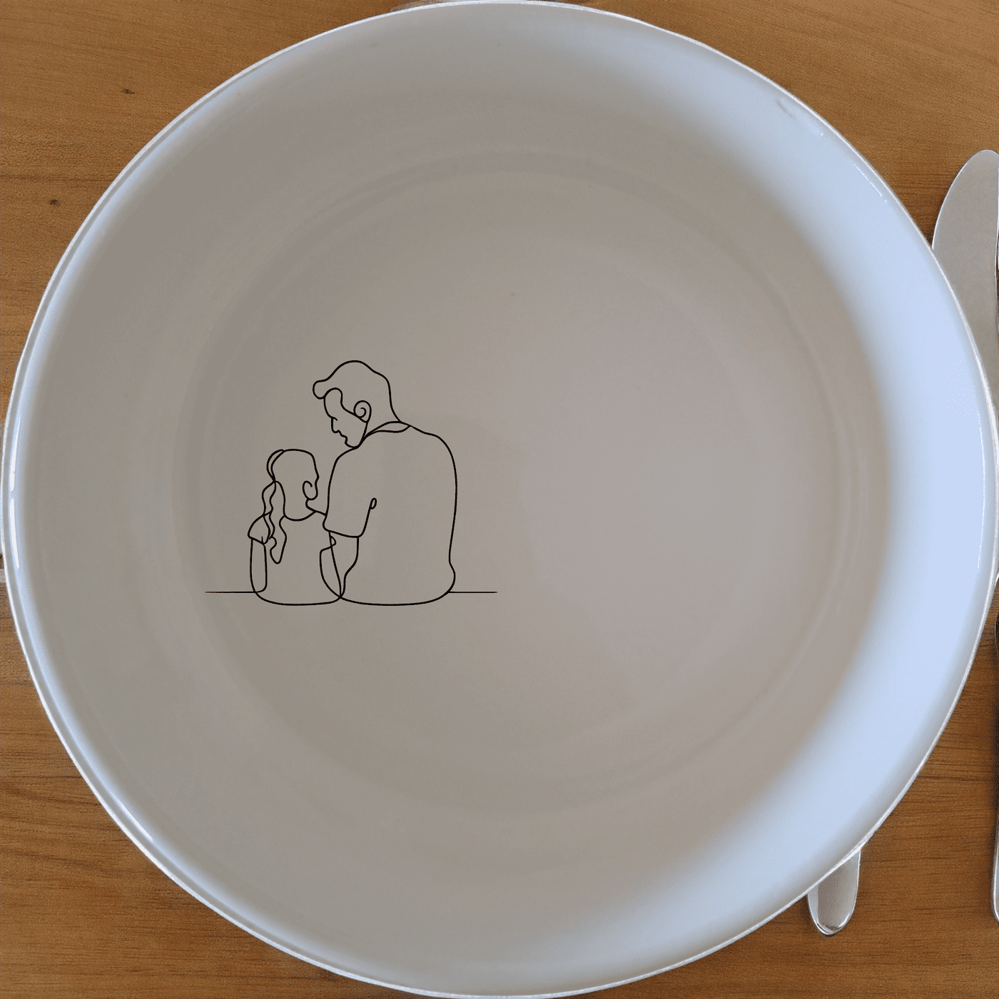 The Sillohette Father Daughter Bowl Set of 4 - Range 1 combines modern design with timeless elegance, perfect for everyday use or special occasions.