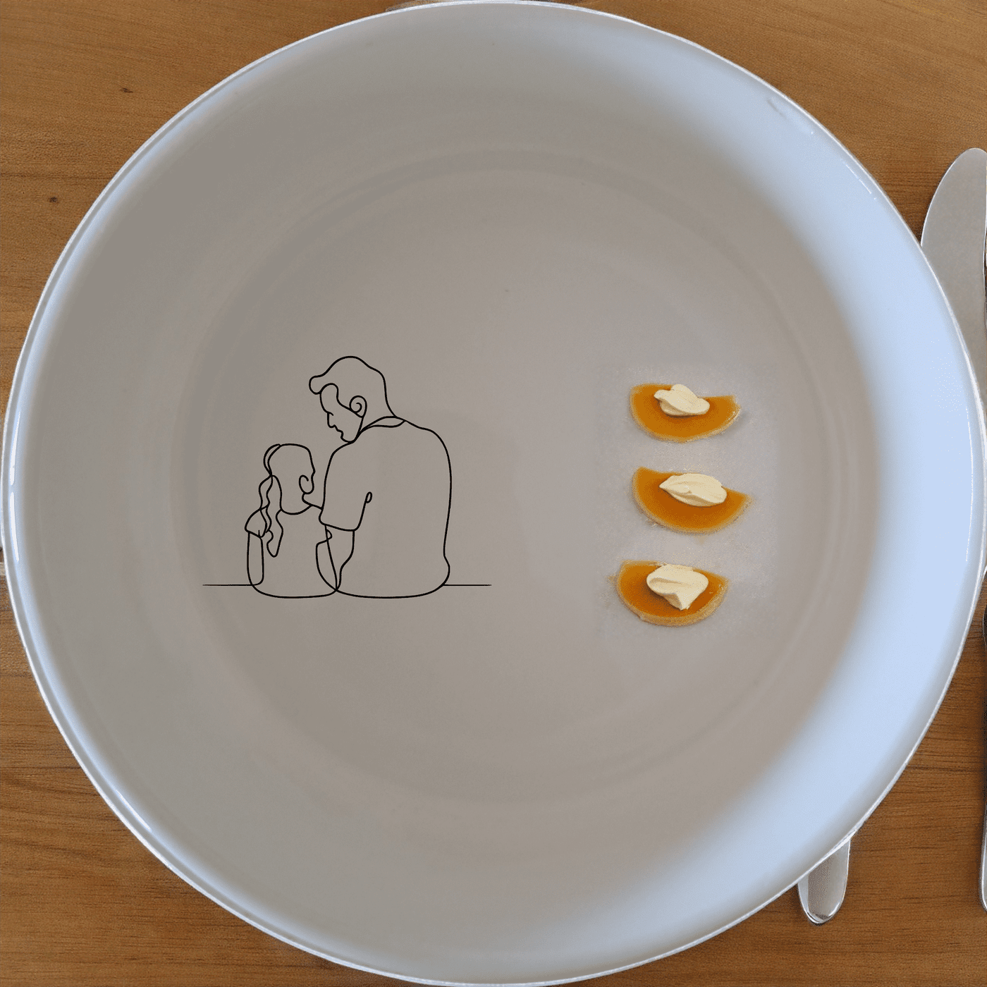 The Sillohette Father Daughter Bowl Set of 4 - Range 1 combines modern design with timeless elegance, perfect for everyday use or special occasions.