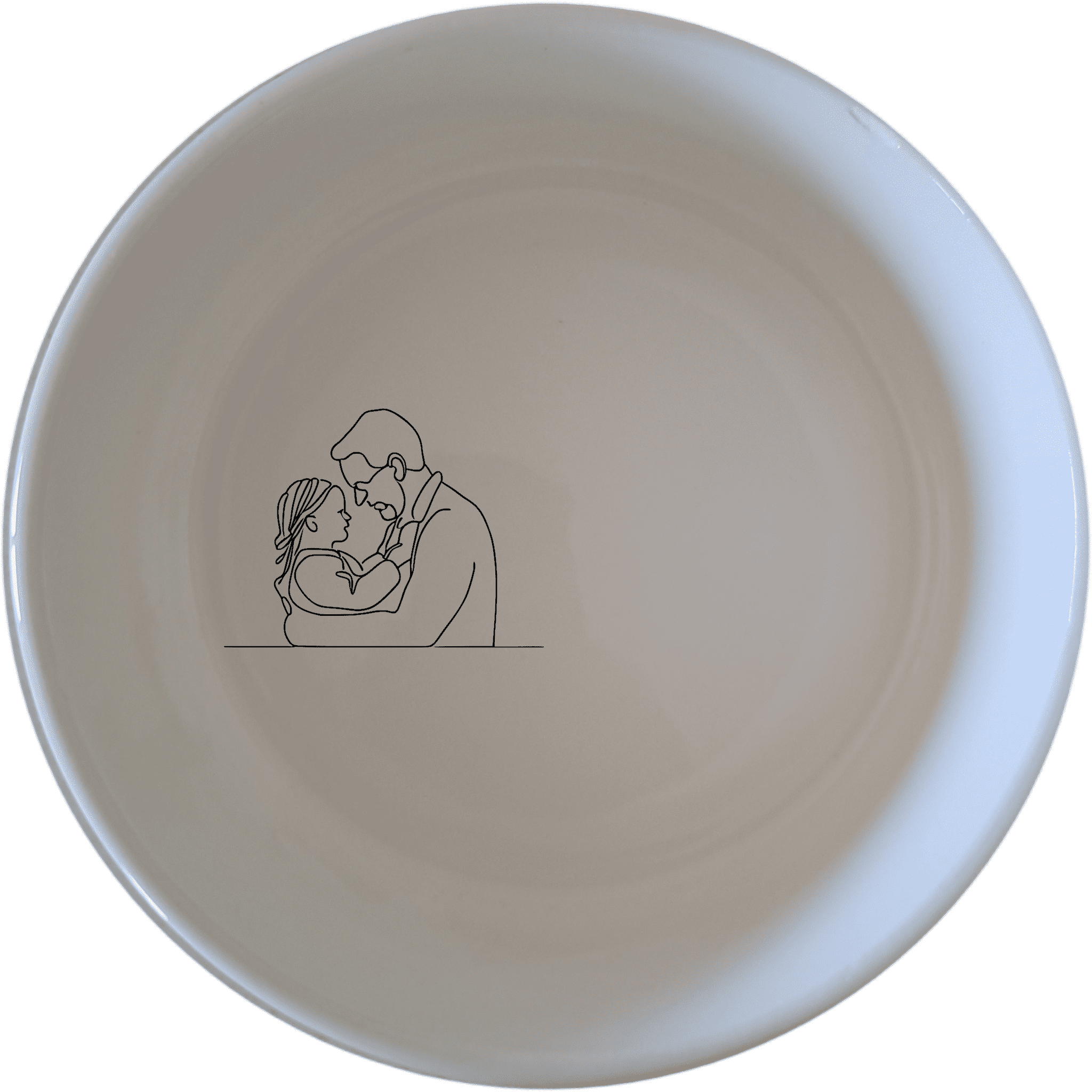 The Sillohette Father Daughter Bowl Set of 4 - Range 2 is a charming and elegant addition to any dining table, perfect for everyday use or special occasions.
