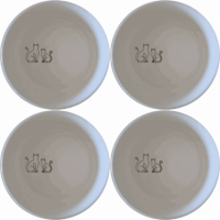 The Sillouhette Fat Curvey Cats Bowl Set of 4 - Range 4 is a charming and stylish addition to any kitchen, featuring elegant cat silhouettes.