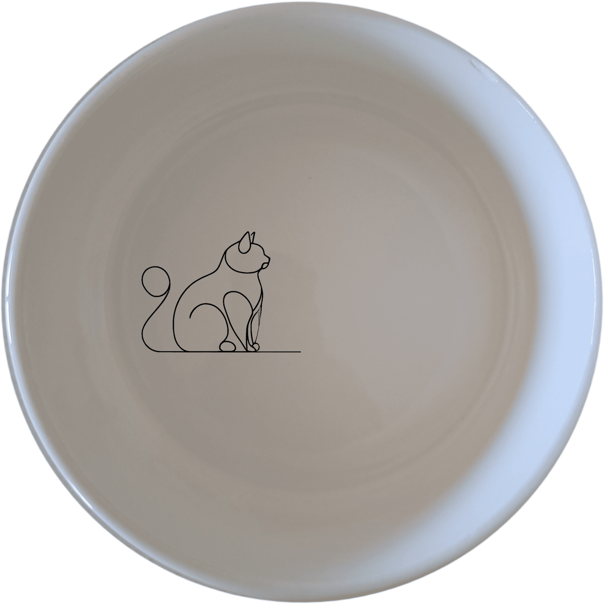 Discover the Silhouette Fat Curvey Cat Bowl Set of 4 - Range 2, a charming addition to your kitchen collection.