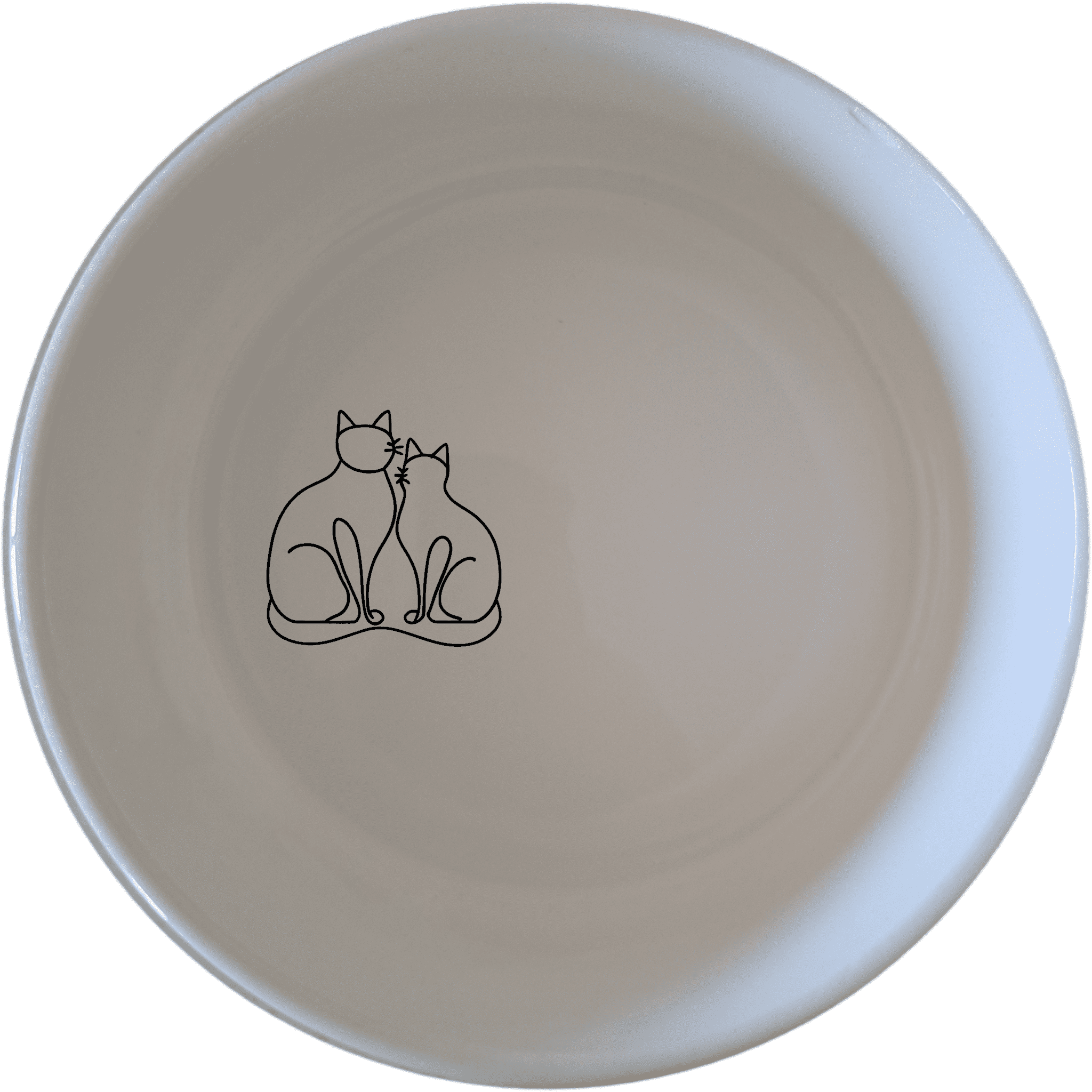 The Sillouhette Fat Curvey Cats Bowl Set of 4 - Range 3 is a charming and stylish addition to any kitchen, perfect for cat lovers.