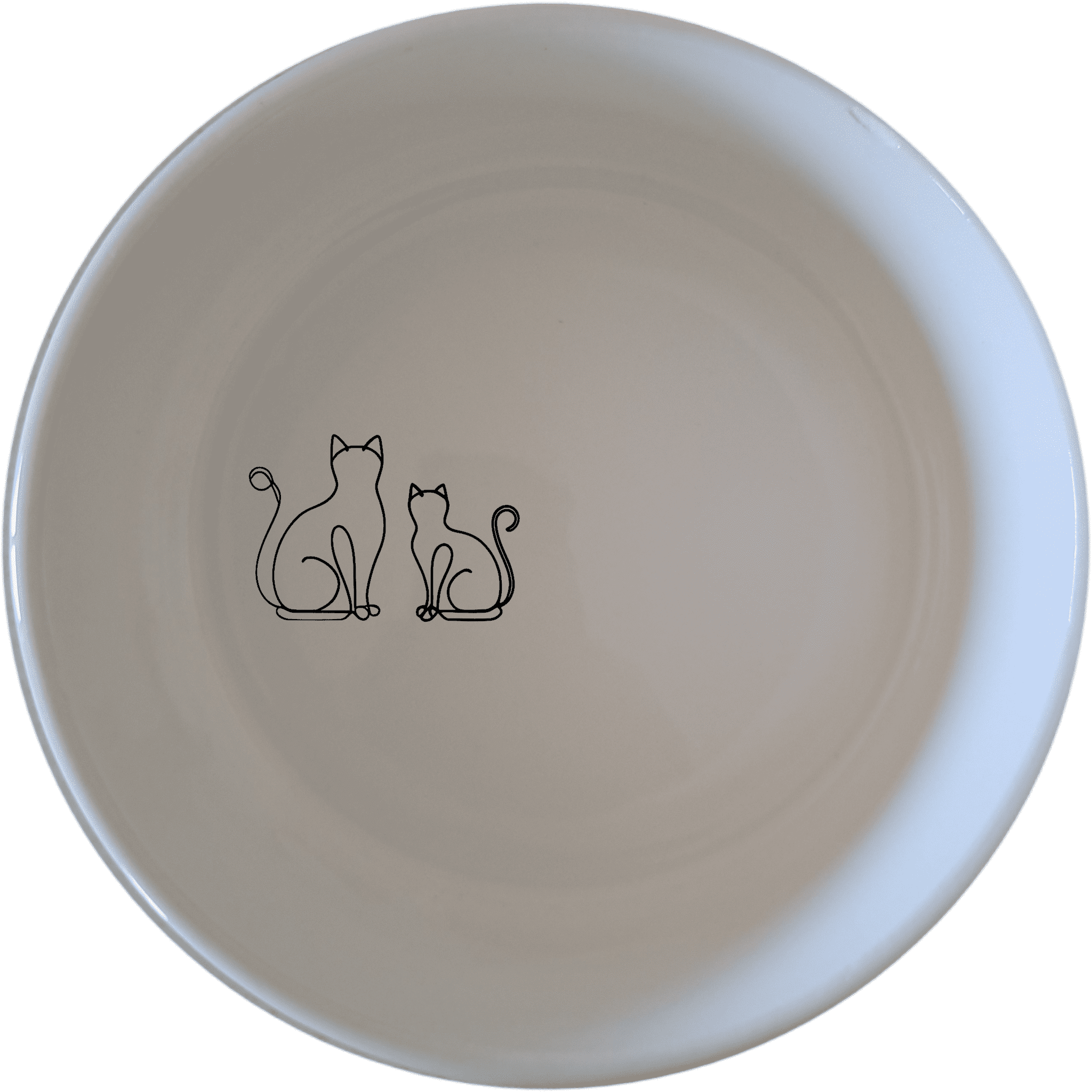 The Sillouhette Fat Curvey Cats Bowl Set of 4 - Range 4 is a charming and stylish addition to any kitchen, featuring elegant cat silhouettes.