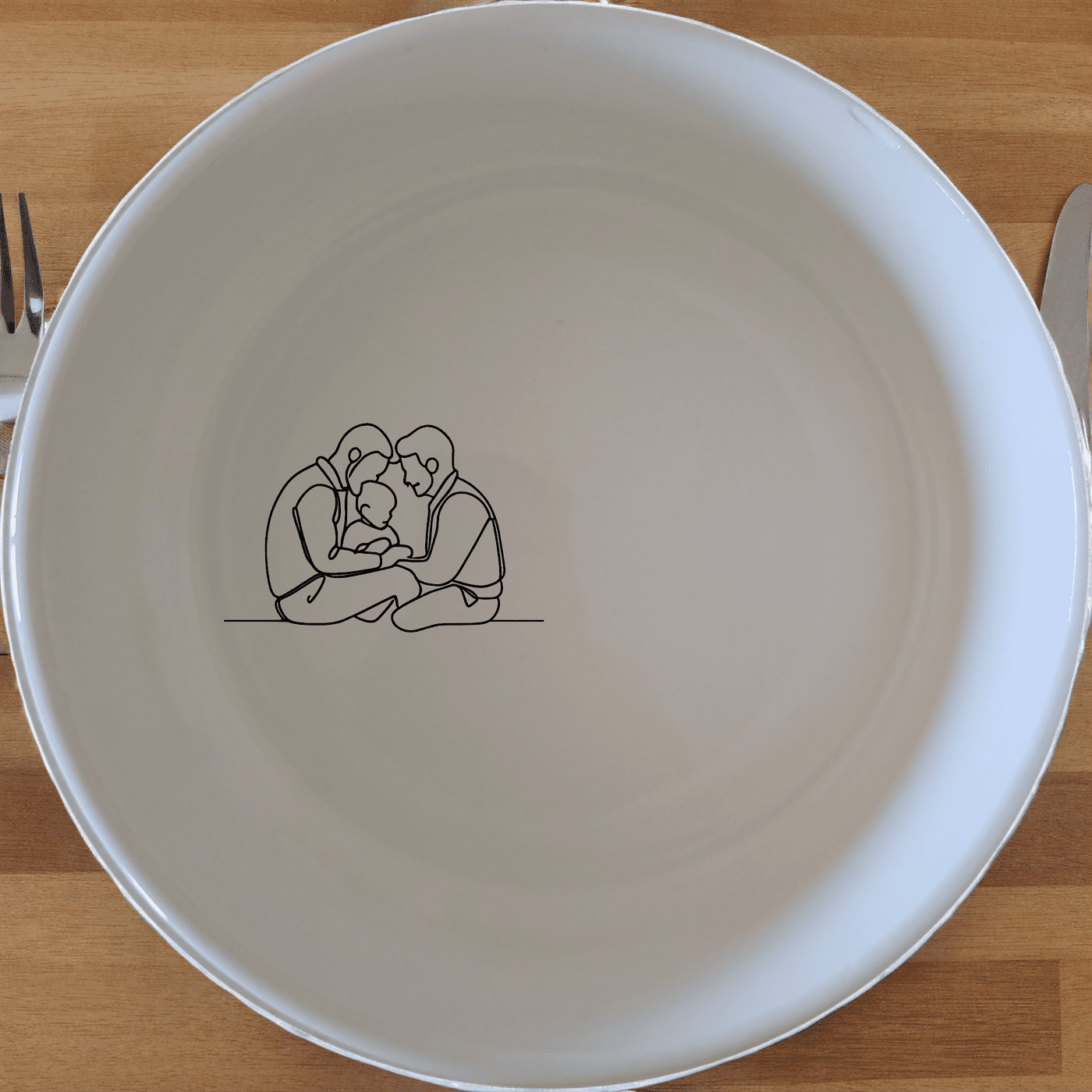 The Gay Dads Child Bowl Set of 4 - Range 4 is a beautifully designed set of ceramic bowls perfect for everyday use or special occasions.