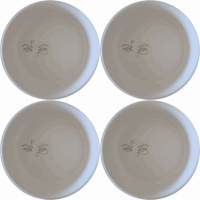 The Smokey Glaring Womens Eyes Bowl Set of 4 - Range 1 features a striking design with smokey, glaring women's eyes, perfect for adding a bold artistic touch to your dining experience.