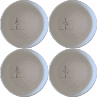 Swan Morphing Ballet Dancer Bowl Set of 4 - Range 2 adds artistic flair to your table setting with elegant swan and dancer designs.