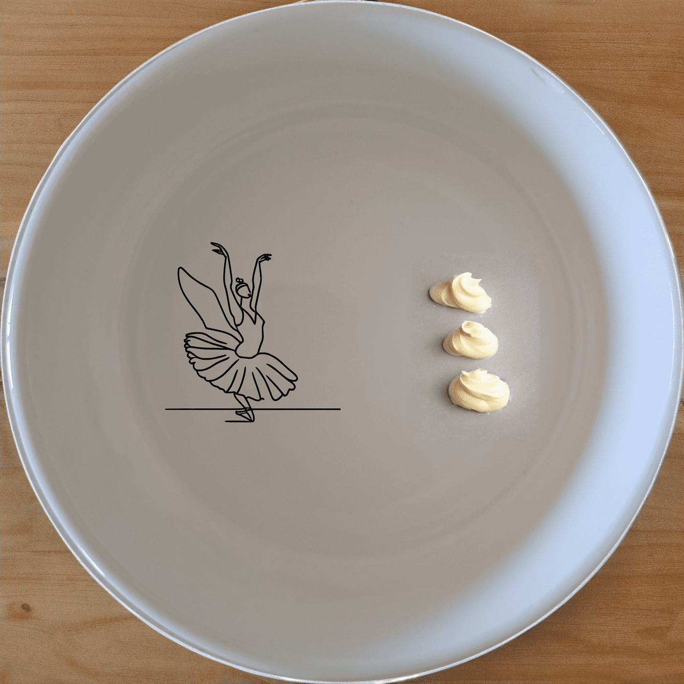 Swan Morphing Ballet Dancer Bowl Set of 4 - Range 1 is a beautifully designed set of four white ceramic bowls, each featuring an elegant swan morphing into a ballet dancer design. Perfect for adding a touch of artistry to your dining experience.