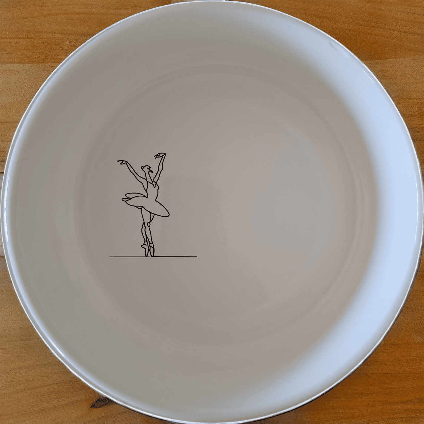 Swan Morphing Ballet Dancer Bowl Set of 4 - Range 4 is a beautiful and unique set of four white ceramic bowls.