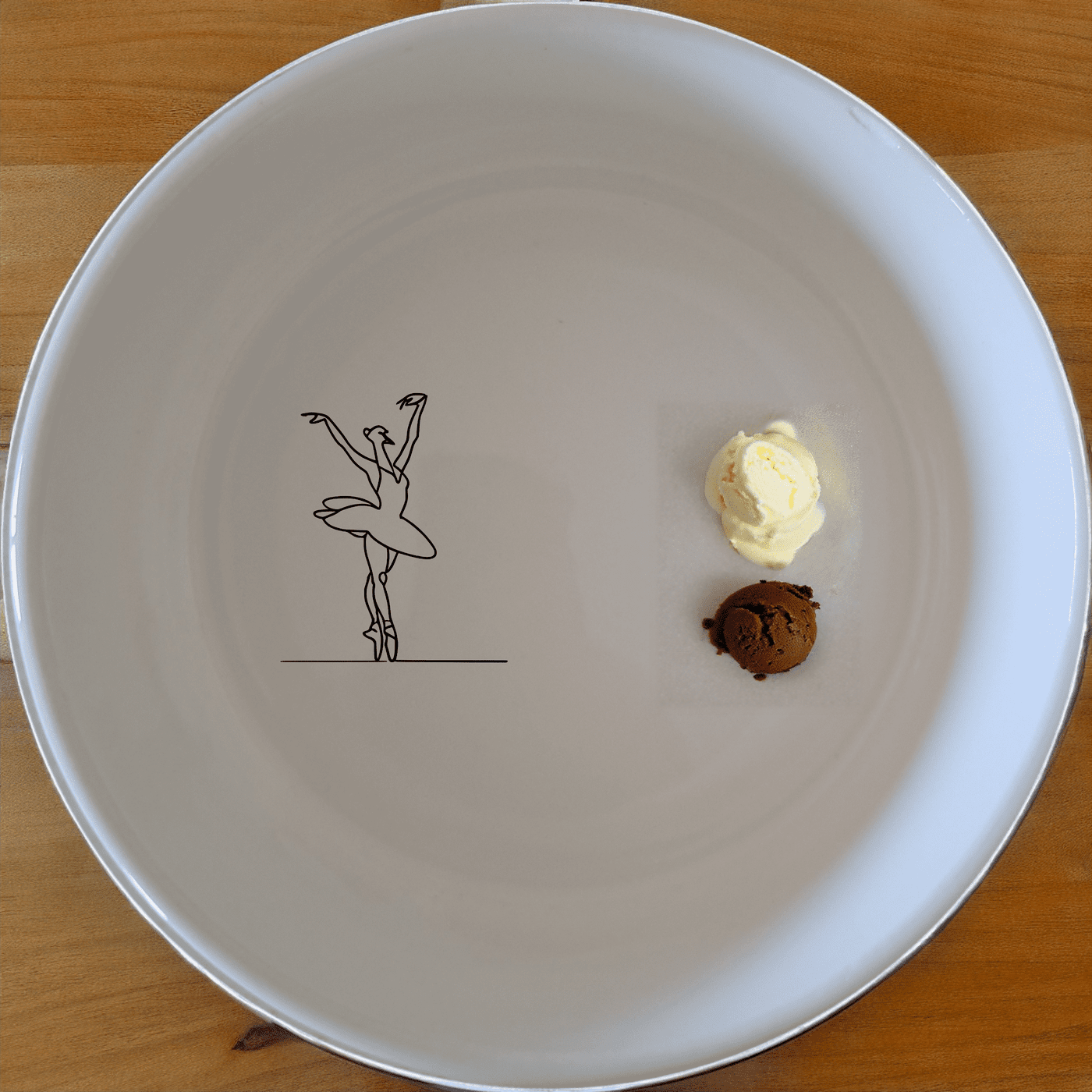 Swan Morphing Ballet Dancer Bowl Set of 4 - Range 4 is a beautiful and unique set of four white ceramic bowls.