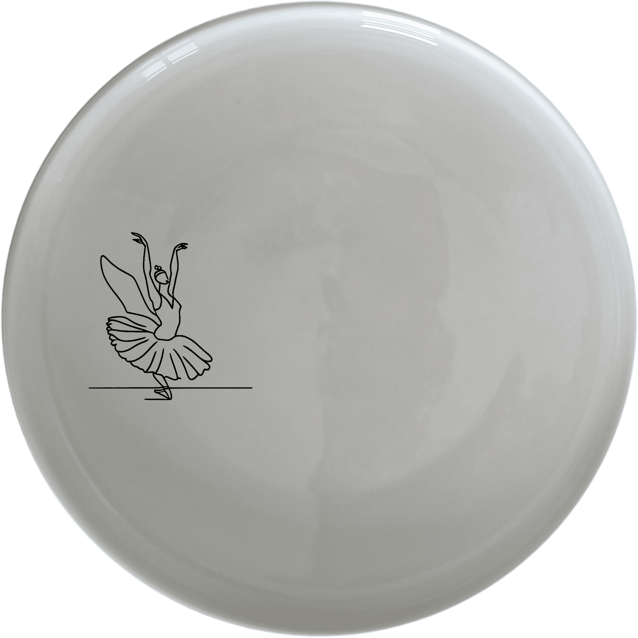 Swan Ballet Dancer Side Plate Set of 4 - Range 1 is a beautiful and elegant set of plates perfect for any dining occasion.