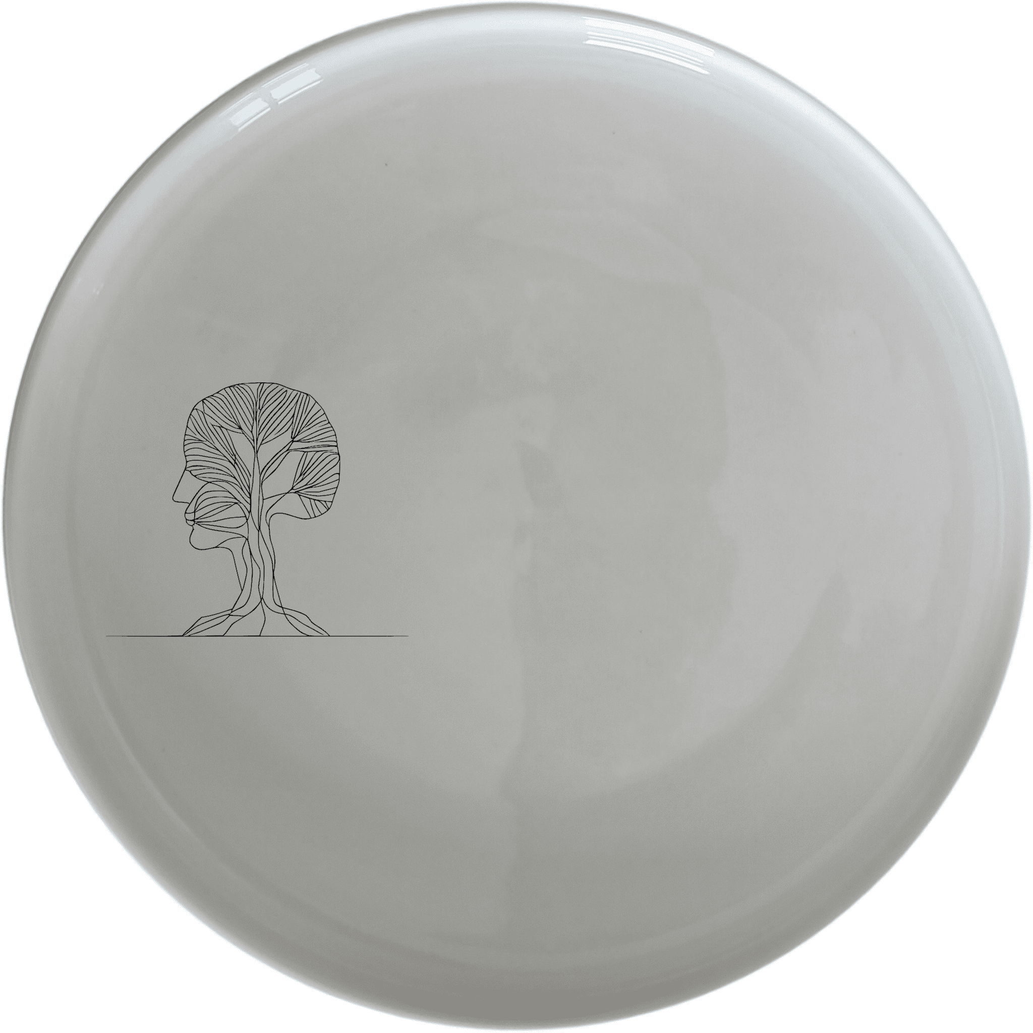 Tree Face Dinner Plate Set of 4 - Range 1 is a unique and artistic dinner plate set that combines nature and human form in a single design.