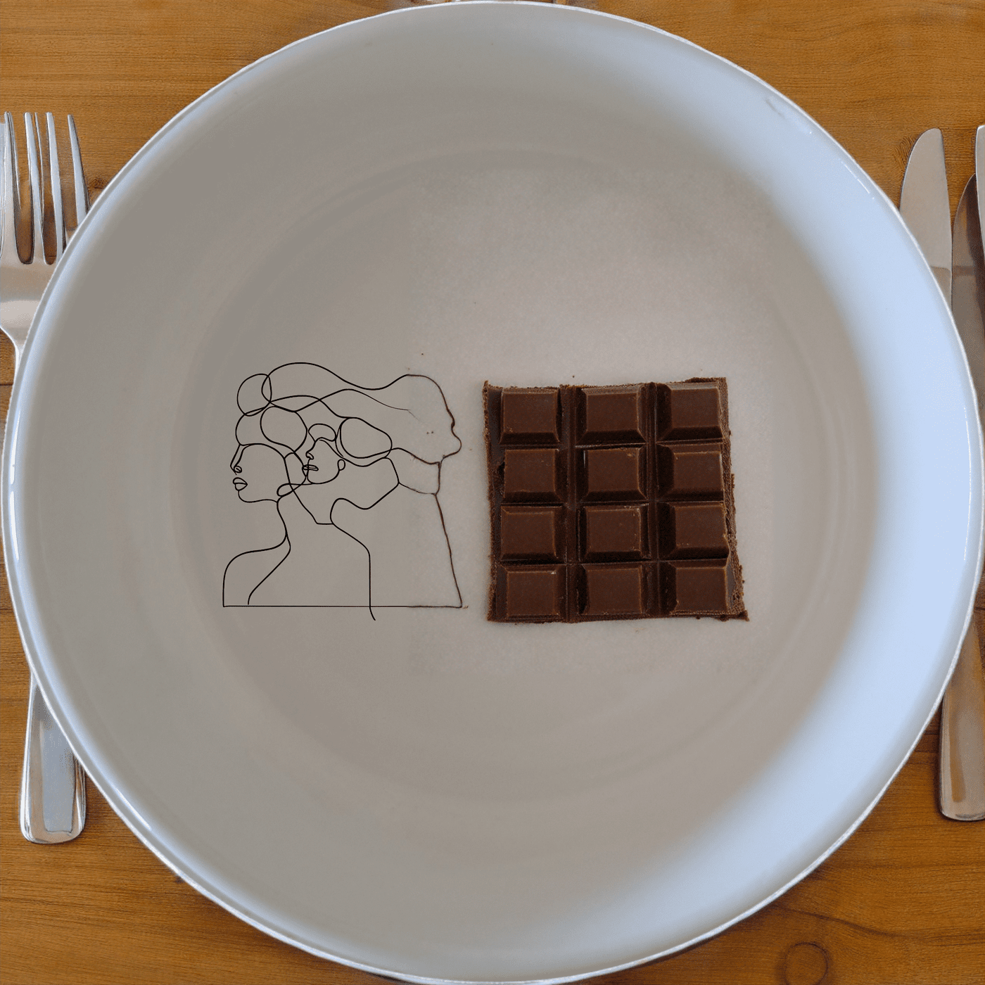 The Woman Faces Hair Bowl Set of 4 features minimalist designs perfect for modern kitchens and dining spaces.