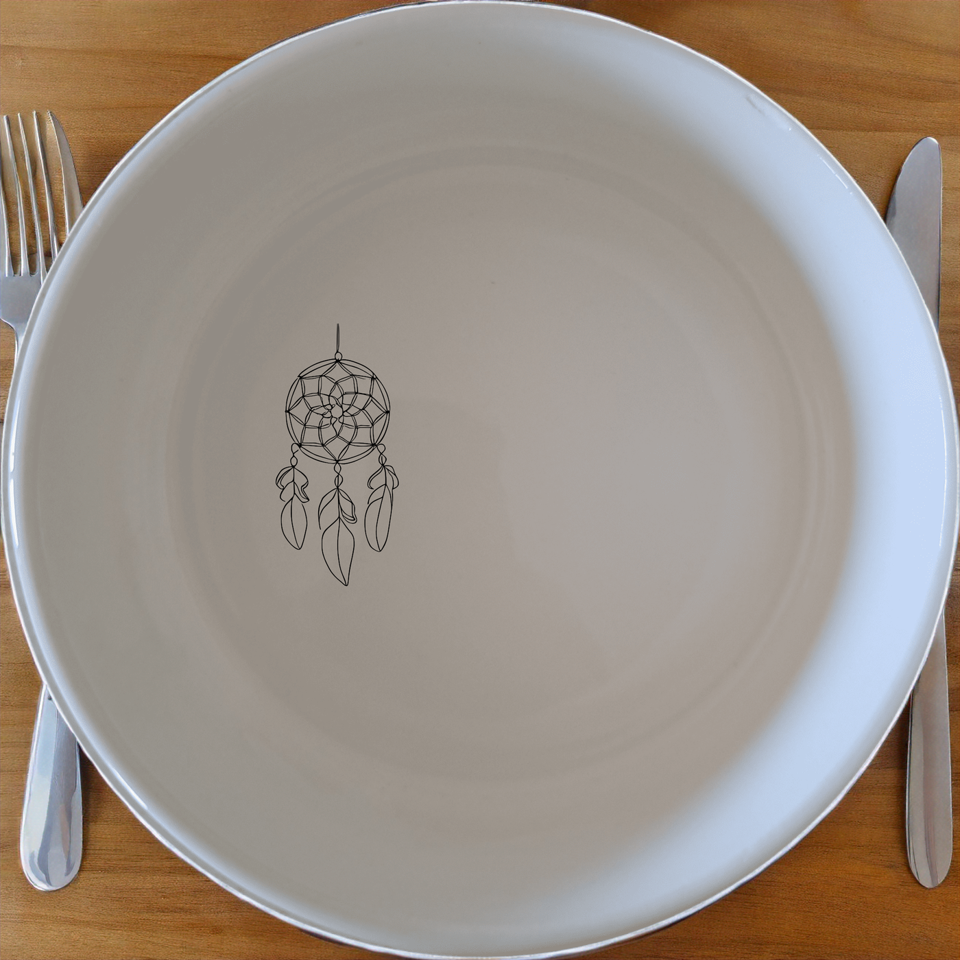 Dreamcatcher Feathers Bowl Set of 4 - Range 2 is a stylish and modern addition to your kitchen, perfect for everyday use or special occasions.