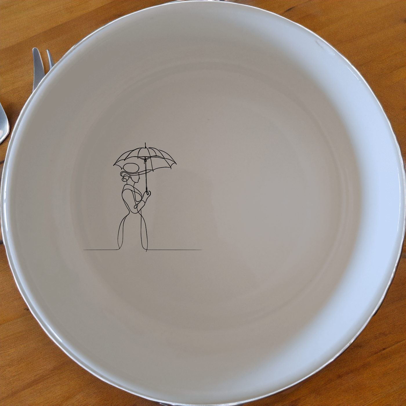 Abstract Victorian Woman Bowl Set of 4 - Range 1 is a stylish and modern addition to your dining collection.