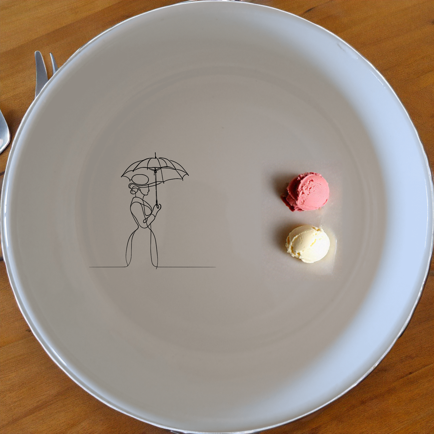 Abstract Victorian Woman Bowl Set of 4 - Range 1 is a stylish and modern addition to your dining collection.