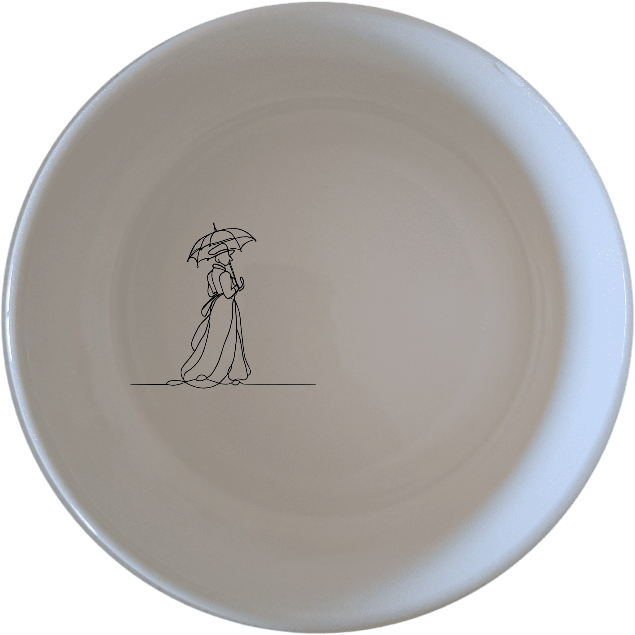 Victorian Woman Umbrella Bowl Set of 4 - Range 3 is a stylish and elegant addition to your dinnerware collection.