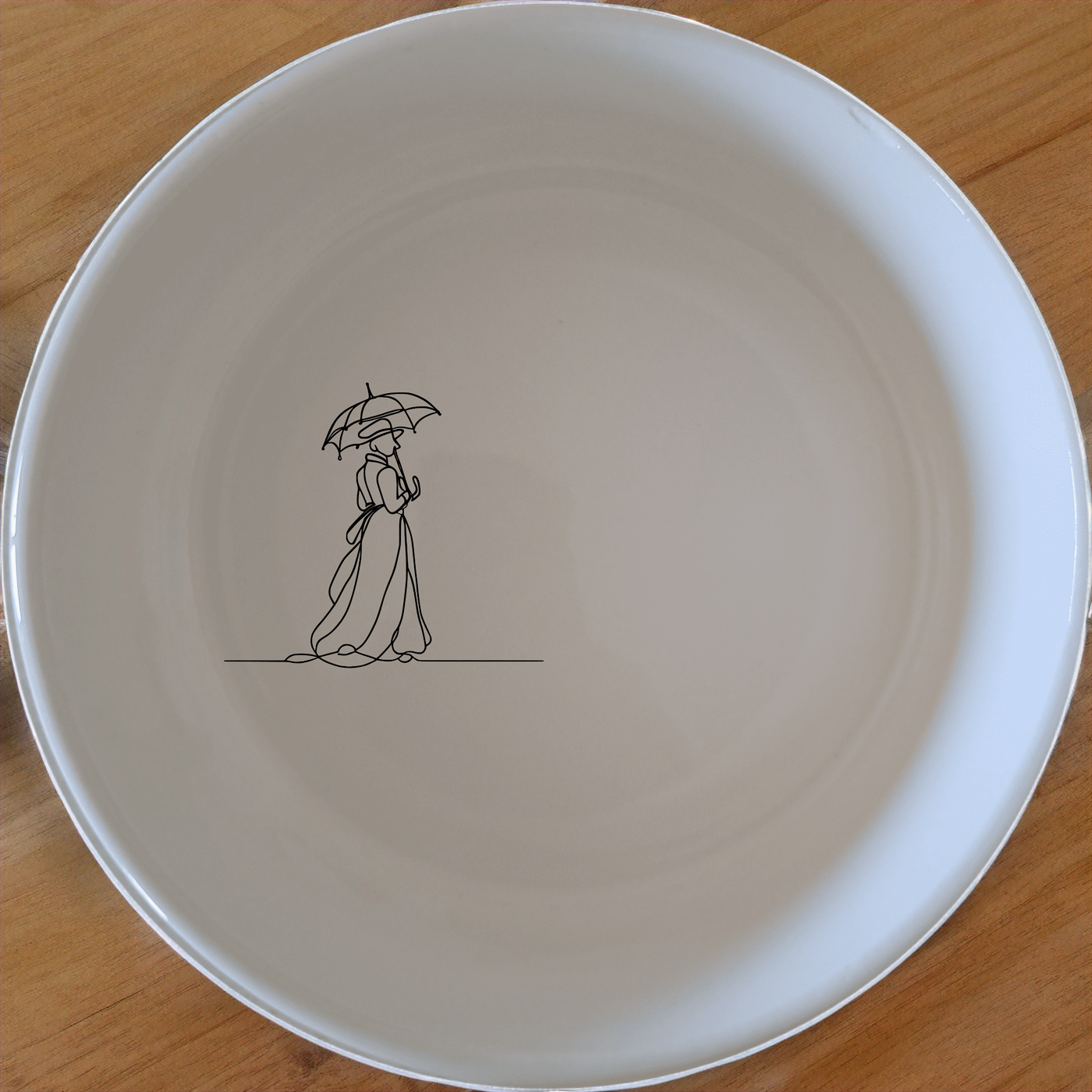 Victorian Woman Umbrella Bowl Set of 4 - Range 3 is a stylish and elegant addition to your dinnerware collection.