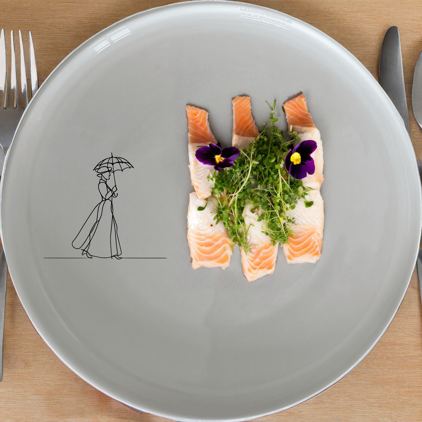 The Victorian Woman Umbrella Dinnerware Set of 12 combines classic elegance with modern design, perfect for any dining occasion.