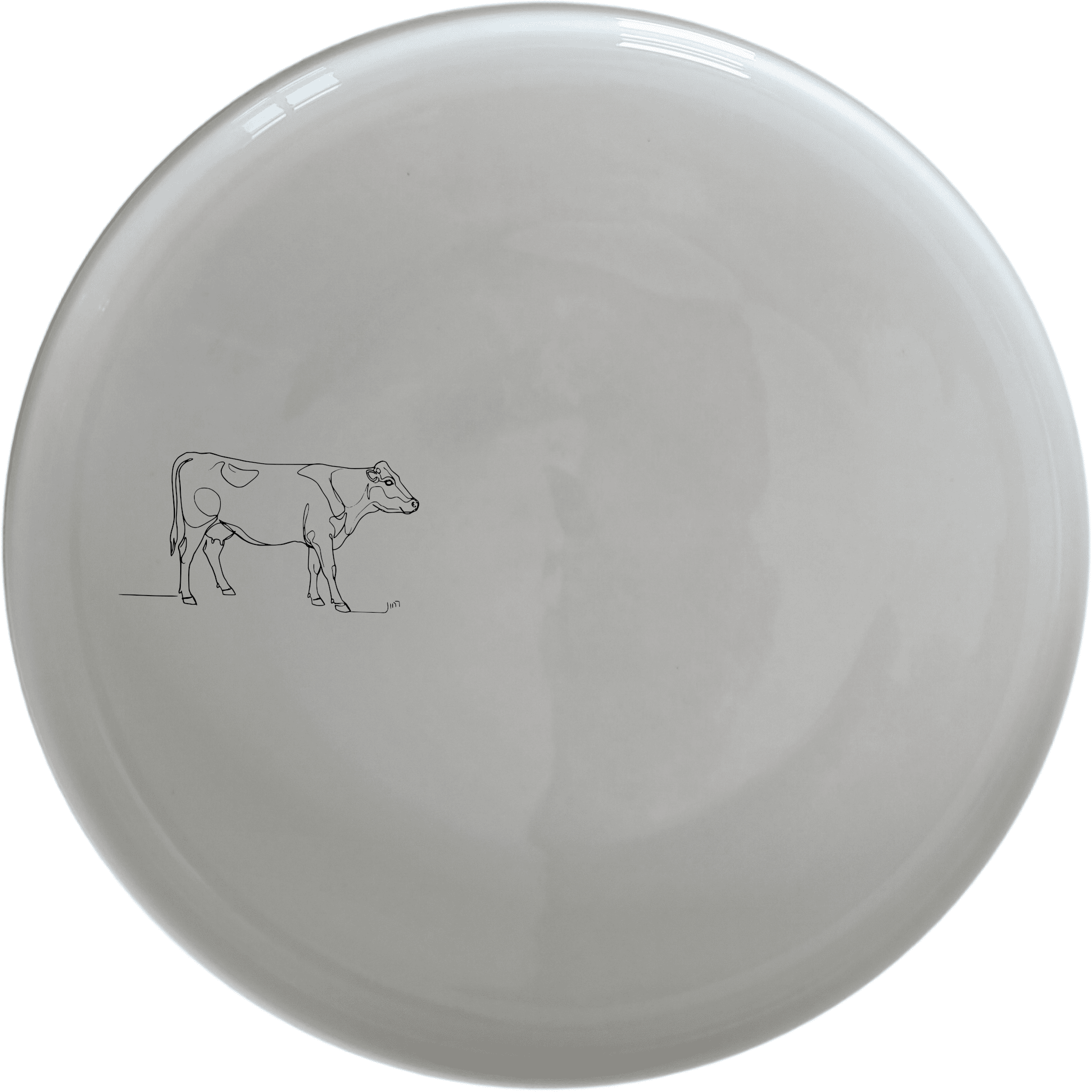 Abstract Farm Cow Dinner Plate Set of 4 - Range 1 is a stylish and modern dinnerware set featuring a minimalist cow illustration. Perfect for everyday use or special occasions.