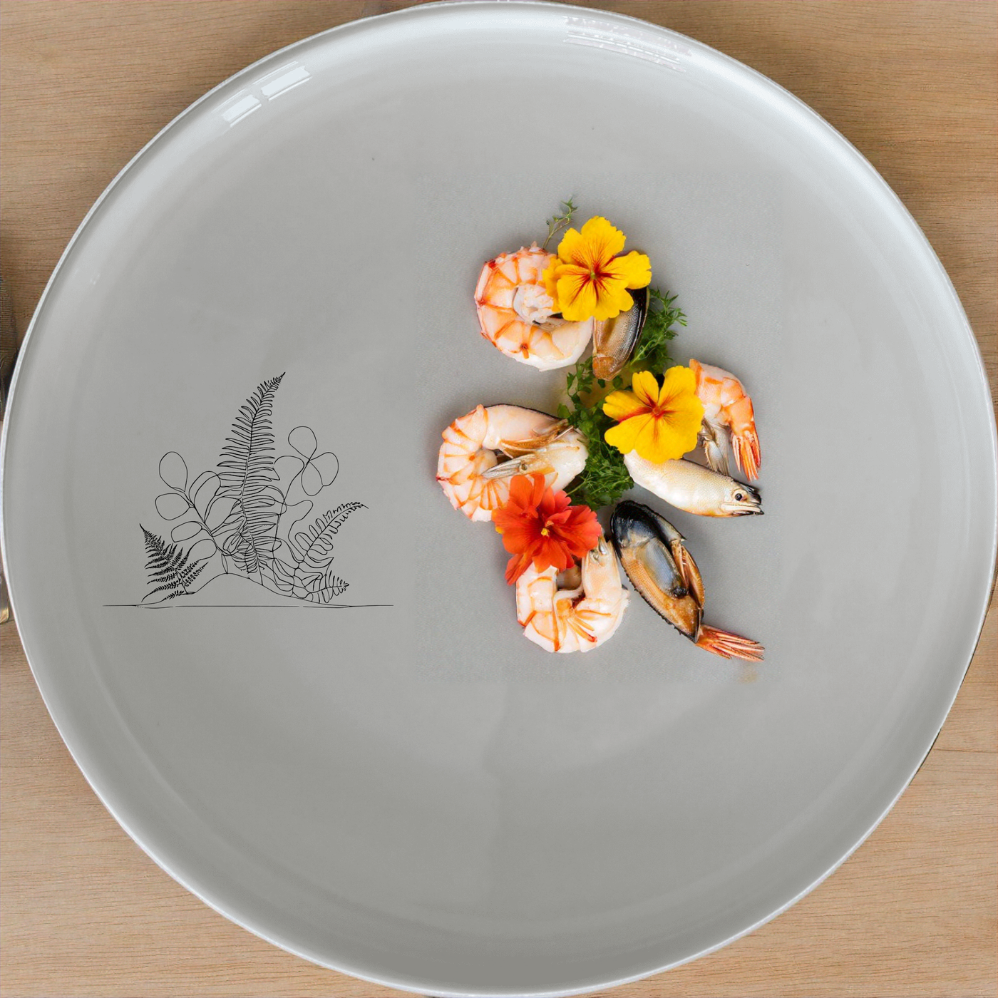 Aroids Ferns Dinnerware Set of 12 - Range 3 is a stylish and versatile set perfect for any dining occasion.